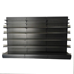 טגו מחורר גב מכולת מדף סופרמרקט שחור מדפים - Product Image 2