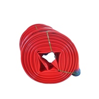 Dernière technologie rouge 6 8 10 pouces tpu pvc layflat tuyau pour le transport de l'huile pression de travail layflat tuyau