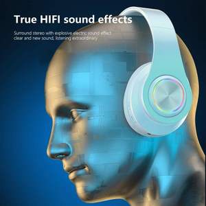 <b>Wireless</b> Foldable Gaming Headphones, 5.1 Active Over- for <b>PC</b> PS5 Mobile Phone Chipset Earphones - Product Image 4