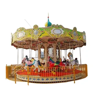 Factory Price Kids Luxury Toy Merry Go Round Amusement Park Ride Carousel Horse Rides