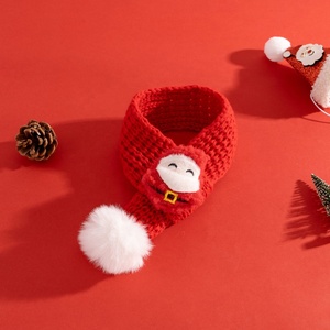 Vêtements de Noël pour chiot chat Hiver Adorable Collier réglable pour chien et chat pour les fêtes Chapeau de Père Noël Cadeau pour chiot - Product Image 4