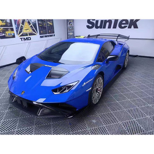 LP580 LP610 EVO Upgrade stile STO in fibra di carbonio parafanghi laterali paraurti anteriori kit carrozzeria per Lamborghini Huracan - Product Image 1
