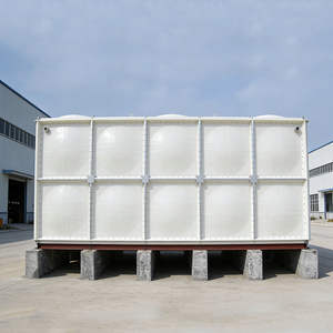 Serbatoio d'acqua in FRP su misura, <span class=keywords><strong>cisterna</strong></span> in fibra di vetro di grande capacità, resistente ai raggi UV, serbatoio interrato per la raccolta dell'acqua piovana, resistente alla corrosione - Product Image 2