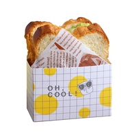 Boîte à sandwich Offre Spéciale vente en gros de boîte à sandwich d'emballage rectangulaire de panneau ivoire personnalisé