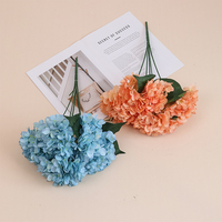 Kunstbloemen Vijfkoppige Franse Hortensia Bruidshal Bloemstukken Buitenlandse Handel Zachte Decoratie