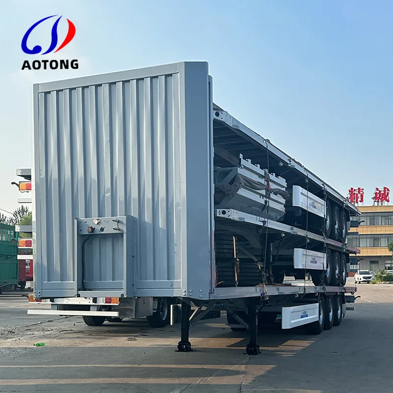 3 eixo PVC cortina lado contentor Shandong 40ft cortina lateral caminhão semi-reboque