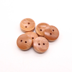 Phong Cách Tự Nhiên Vòng Nút Gỗ Biểu Tượng Tùy Chỉnh Trang Trí May Mặc 2/4 Lỗ Vỏ Dừa Nút Ngắn Tay Áo Nút Xuống - Product Image 2