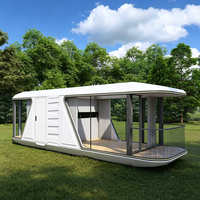 Maison capsule de luxe moderne B7, facilement assemblable, structure en acier, bureau extérieur, pièce préfabriquée, intérieur personnalisable