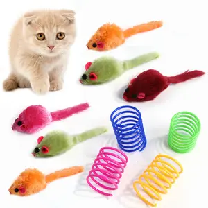 대화 형 고양이 긁기 깃털 장난감 고양이 터널 스틱 물고기 종 봄 텀블러 장난감 세트