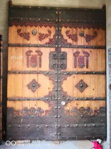 Porte chinoise Antique en bois, durcissant, 1 pièce - Product Image 6