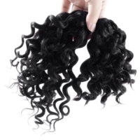 Cheveux de tressage humains d'usine Tressage de cheveux en vrac Boho 12-26 pouces Paquets de cheveux humains de vague d'eau pour tresses Boho