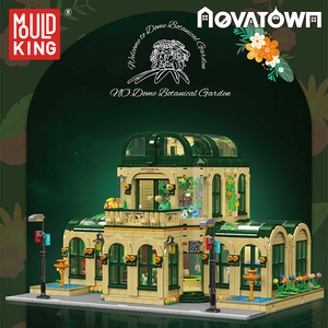 Moule <span class=keywords><strong>King</strong></span> 16057 Dôme Jardins Botaniques Jouets Compétition Modèle Street View Série Blocs de Construction Briques Cadeau de Noël - Product Image 2