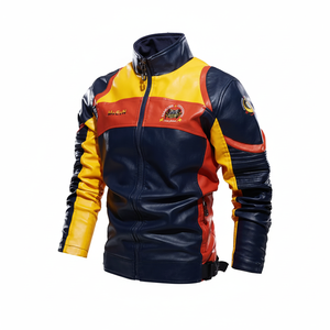 Nouvel arrivage de veste en cuir XL de haute qualité pour hommes, respirante et imperméable, sur mesure, vêtements de sport de moto de course pour adultes - Product Image 1