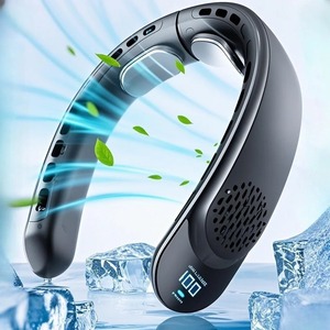 Nuevo Ventilador de Cuello USB de Cuatro Núcleos con Diseño sin Aspas, Fácil Control, Portátil para Exteriores, Regalo de Verano, Portátil y Usable - Product Image 1