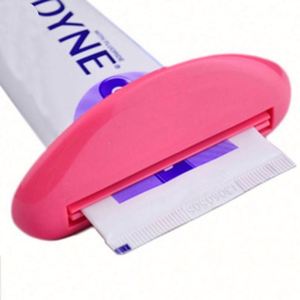 Custom Logo Eco-Friendly Two-piece Bathroom Practical Pushing Save Plastic <b>Toothpaste</b> Tube Squeezer Dispenser Makeup Beauty - Product Image 4