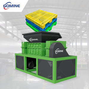 Broyeur industriel robuste pour pneus usagés, plastiques et pièces automobiles à vendre - Product Image 4