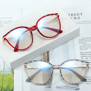 Gafas de Sol Cat Eye con Marco de Metal TR90 Vintage de Moda con Logotipo Personalizado, Gafas de Luz Azul para Mujer - Product Image 2