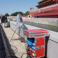 Équipement de distribution d'énergie industrielle ST Model ST-001A35 4 voies/6 voies 380V 10A, panneau en acier, interrupteur français, prise universelle