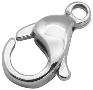 33mm thép không gỉ lớn tôm hùm Claw móc cài ốc vít móc 4.7mm lỗ kích hoạt móc đối với trang sức làm - Product Image 6