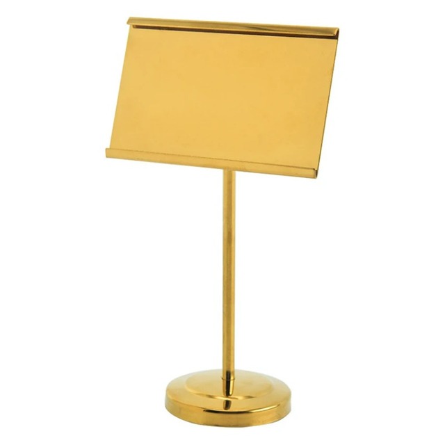 Promotional Durable High End Display Stand Desk Sign Name Card Clip Memo Holder