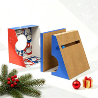 Griffoir multifonctionnel pour chat en carton, lit pour chat et griffoir avec jouet à bille métallique pour Noël