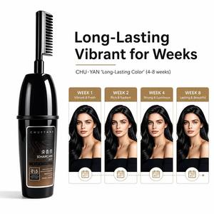 Peigne colorant capillaire tout-en-un CHU·YAN - Application rapide en 10 minutes et distribution uniforme - Product Image 1