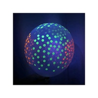 Ballon en latex transparent fluorescent de 2,8 g, imprimé en sérigraphie, pour la promotion des fêtes, la décoration de fête de remise des diplômes