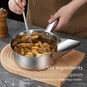 Pinzas para Papas Fritas de Acero Inoxidable, Cucharas Tipo Pico de Pato para Envasado, Boquillas Específicas para Bolsas de Filé de Pollo, Embudo - Product Image 3