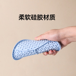 Daoge Silicone Slow <b>Feeding</b> <b>Mat</b> For <b>Pets</b> Anti Choking Mushroom Shape Licking Plate With Suction Base - Product Image 3