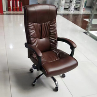 Chaise de bureau ergonomique de haute qualité, réglable en hauteur, confortable et pivotante, chaise de patron rotative.