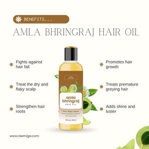 Nuevo Aceite Capilar Nutritivo y Reparador de Amla y Bhringraj, Más Vendido, con Efecto Engrosador y Estimulante del Crecimiento del Cabello - Product Image 3
