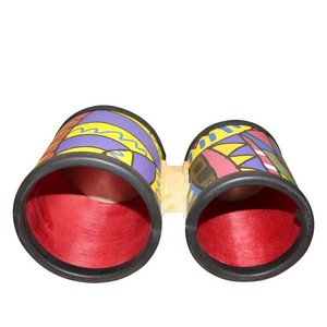 Barato Orff instrumento de percusión para niños flor Bongo tambor piso tambor dibujos animados música material didáctico para niños - Product Image 5