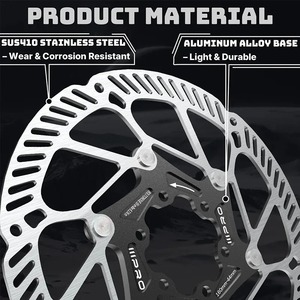 IIIPRO Fiets Schijfremrotor Lichtgewicht Fiets Float Rotors Warmteafvoer Hoge Remprestaties Schijf 140/160/180MM - Product Image 2