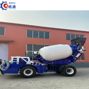 Camion malaxeur à béton frontal haute efficacité CAPAI KPM2.6, système de chargement bidirectionnel, puissance 91KW, poids 8500kg, pompe - Product Image 6