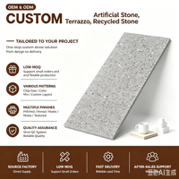 Dalle de terrazzo sans résine, non toxique, excellente qualité, prix compétitif, revêtement de sol en terrazzo artificiel, matériau cimentaire