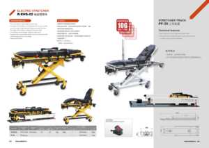 Ginee Medical Dispositivos médicos de primeros auxilios plegable para escalera evacuación ambulancia silla Camilla - Product Image 5
