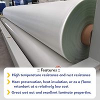 Réparation marine de bateau de toiture de moulage de tissu de tapis tissé de fibre de verre | Résine et époxyde compatibles