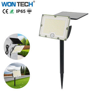 WONTECH Tuin Patio Erf Garage IP67 Waterdichte Buiten Wandmontage Staander Solar Lampen Bewegingsmelder Staander - Product Image 1