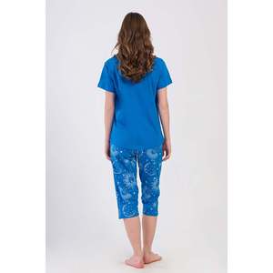 Combinaison de nuit ovale à manches courtes et col rond pour femme, taille XXL - Product Image 1