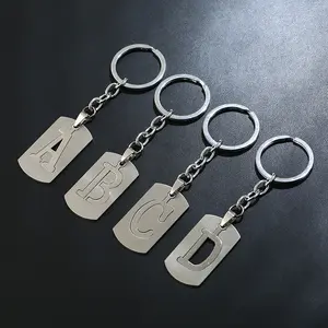 Брелок для ключей с надписью «сделай сам», стальной брелок серебристого цвета для мужчин и женщин, простой держатель для автомобильных ключей с надписью