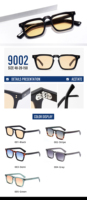 Lunettes de jeu pour ordinateur avec verres orange jaune de haute qualité 2026, montures optiques personnalisées unisexes, anti-lumière bleue