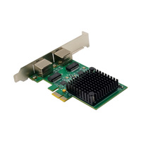 Carte réseau serveur Ethernet LAN double port/RJ45 2.5GbE interne PCIe X1 RTL8125BG en stock
