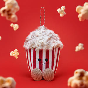 Para Jellycat, colgante de croissant de palomitas de maíz, juguete de peluche, bolsa de niña rellena de algodón PP, accesorios colgantes, venta al por mayor - Product Image 3