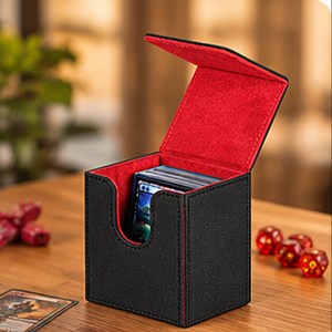 Boîte de rangement compacte et portable en cuir PU pour jetons de poker, petite, à porte unique, pour jetons de poker en argile, personnalisable - Product Image 5