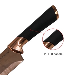 Hip-home vente en gros or rose lame en titane <span class=keywords><strong>couteau</strong></span> de chef de cuisine <span class=keywords><strong>couteau</strong></span> de cuisine ensemble de couteaux de cuisine - Product Image 3