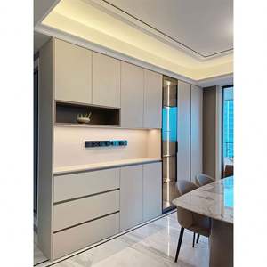 Aimsp OEM Mueble de Comedor Aparador para Sala de Estar Mueble para Vinos de Madera - Product Image 4