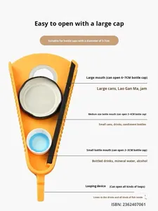 Ouvre-bouteille portable universel antidérapant pour canettes et bouteilles, ouvre-bière ergonomique pour cuisine – Vente en gros - Product Image 2