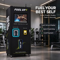 Distributeur automatique commercial haute performance, fonctionnement 24h/24 sans surveillance, pour les boissons protéinées et le café frais