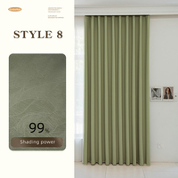 IKSUN Blackout Top Grommet Cortinas Estilo americano Ventanas de lujo Cortinas Wavey Cortinas para la sala de estar Dormitorio Hotel