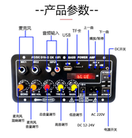 Amplificateur de son pour voiture et karaoké extérieur avec Bluetooth et écran intégré